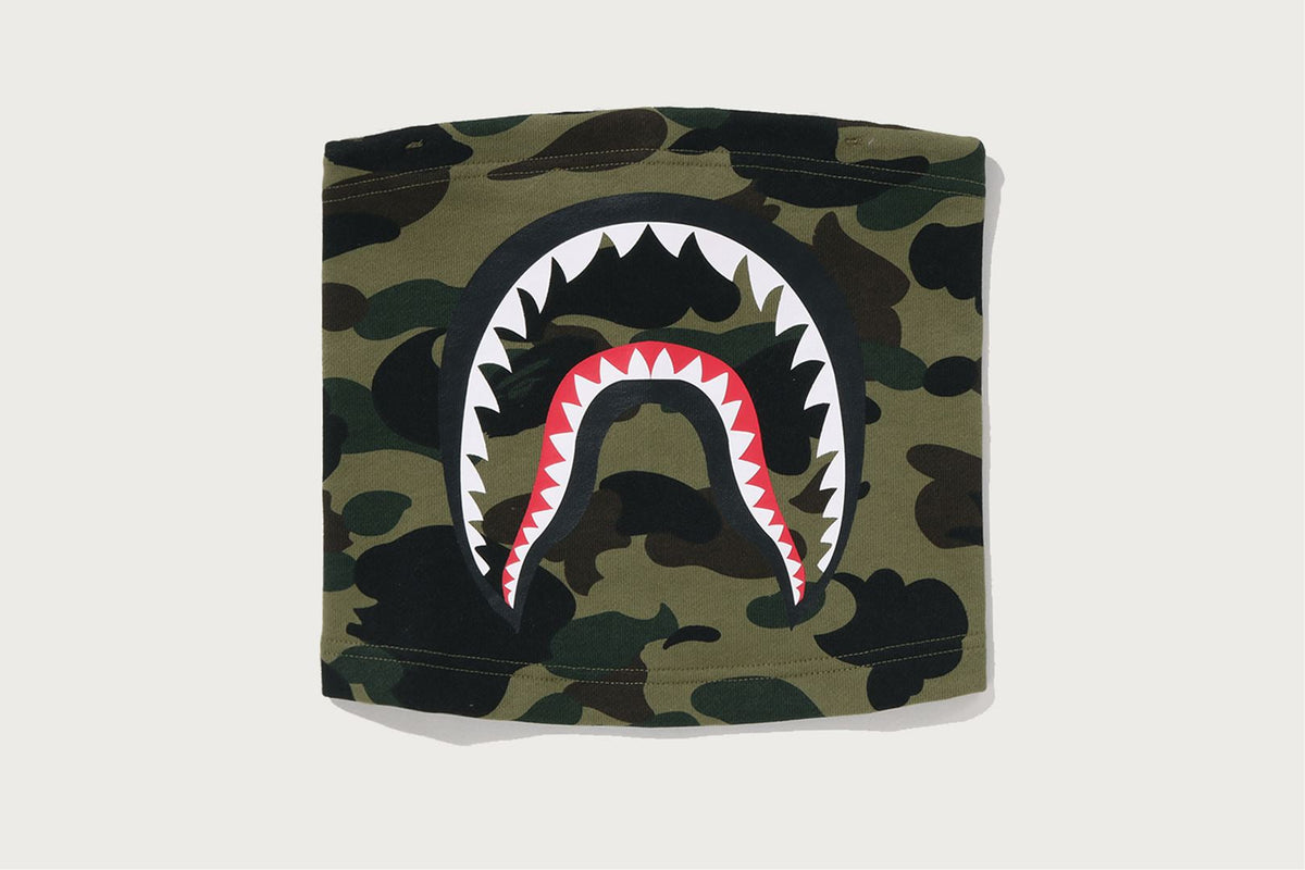 BAPE 1ST CAMO SHARK 頸巾