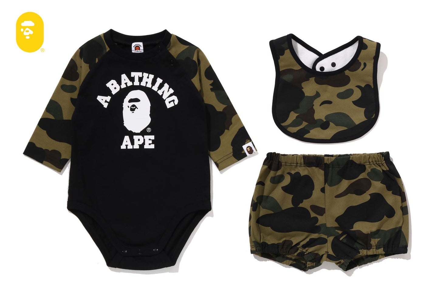BAPE 1ST CAMO 大學寶寶禮品組