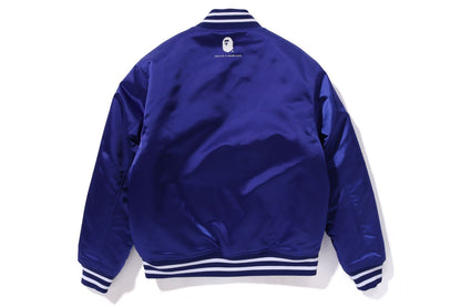 BAPE GO APE POINTER COLLEGE NYLON VARSITY JACKET
