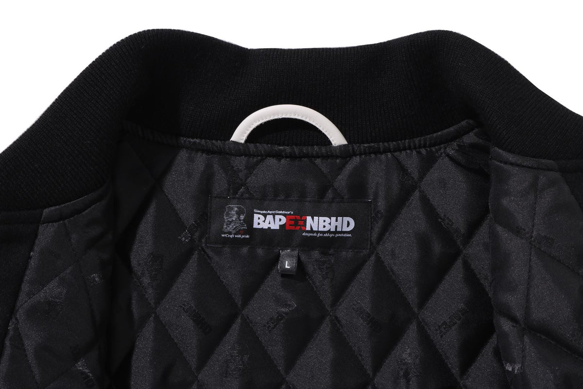BAPE X NBHD Varsity Jacket