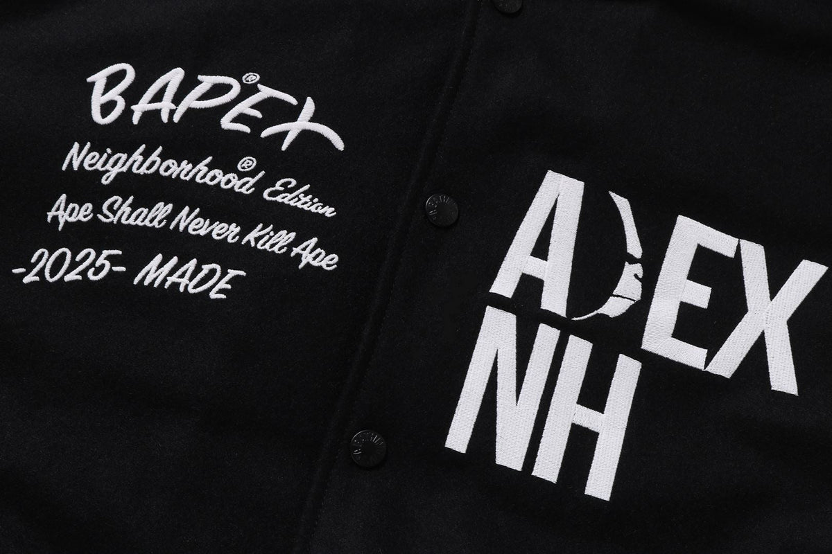 BAPE X NBHD Varsity Jacket