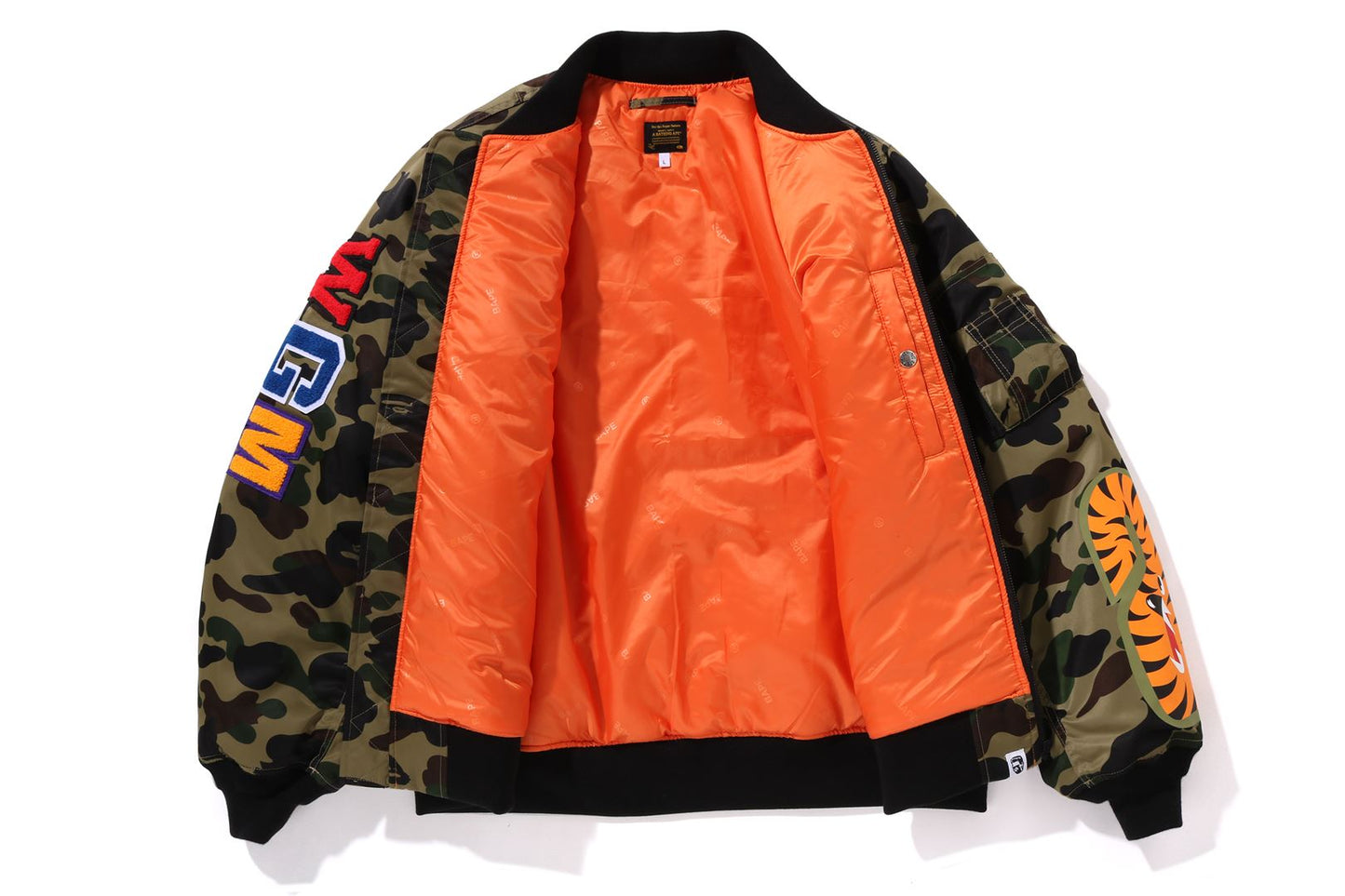 BAPE 1ST CAMO SHARK MA-1 JACKET
