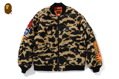 BAPE 1ST CAMO SHARK MA-1 JACKET
