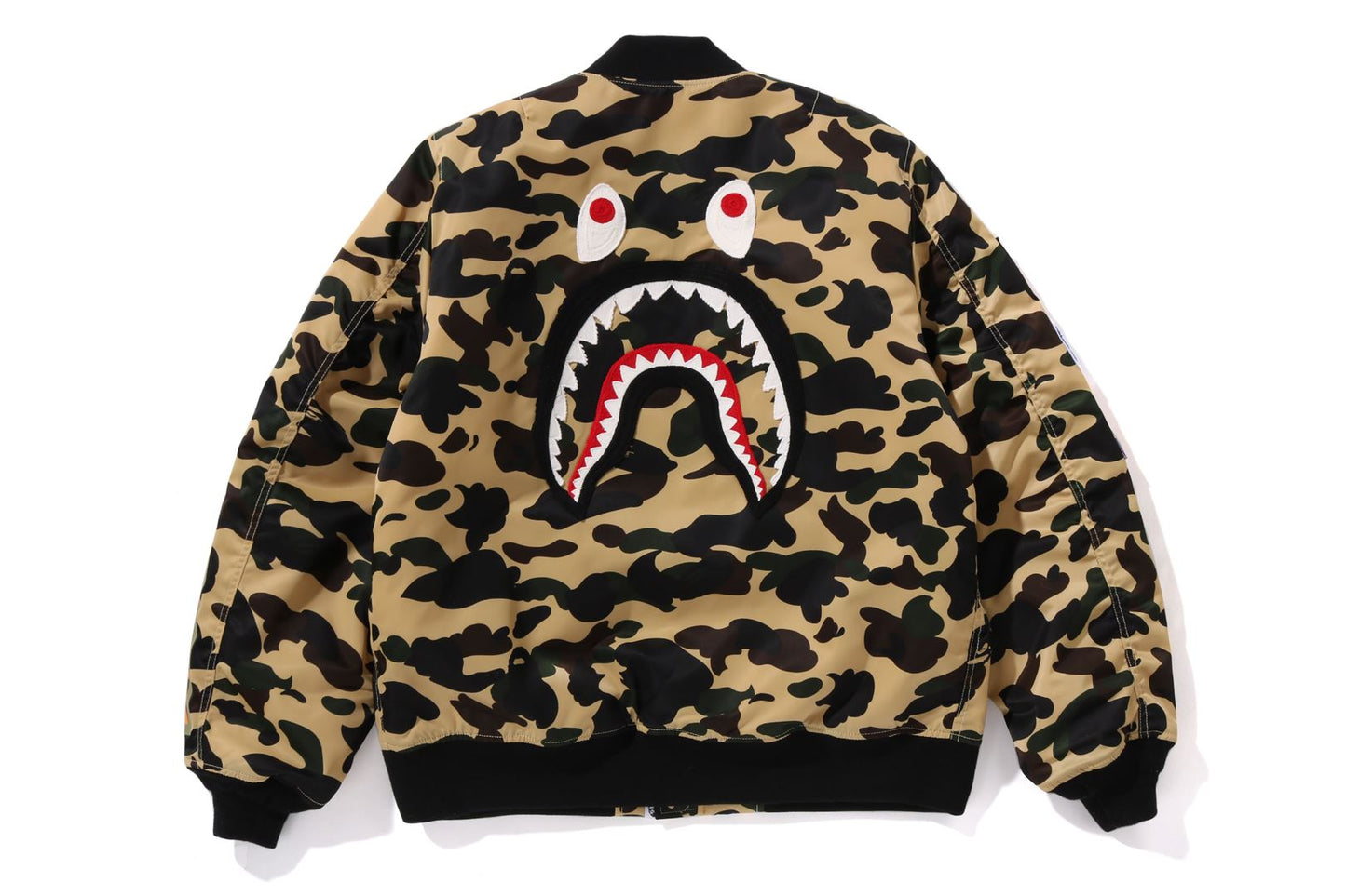 BAPE 1ST CAMO SHARK MA-1 JACKET