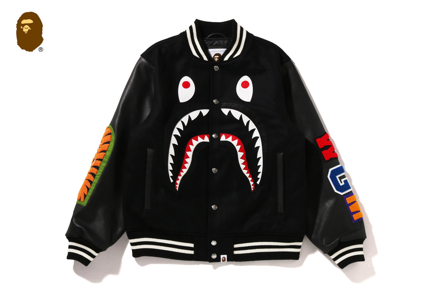 BAPE SHARK VARSITY JACKET