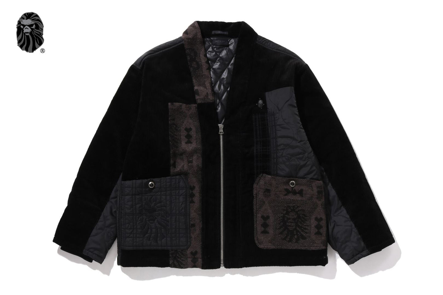 BAPE LINER PATCHWORK KIMONO