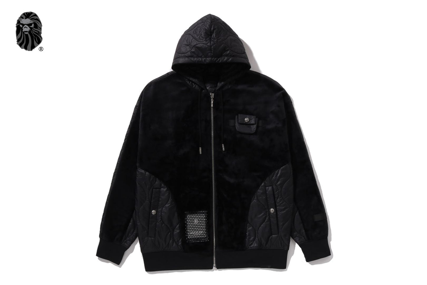 BAPE LINER HYBRID ZIPPED HOODIE