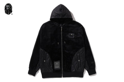 BAPE LINER HYBRID ZIPPED HOODIE