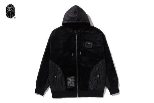 BAPE LINER HYBRID ZIPPED HOODIE