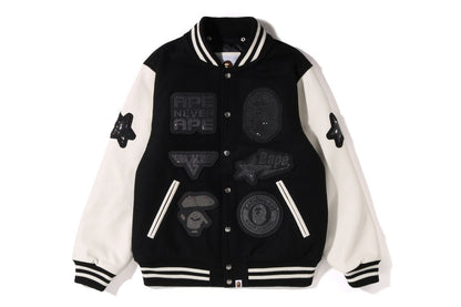 BAPE X SWAROVSKI 可拆式連帽大學外套