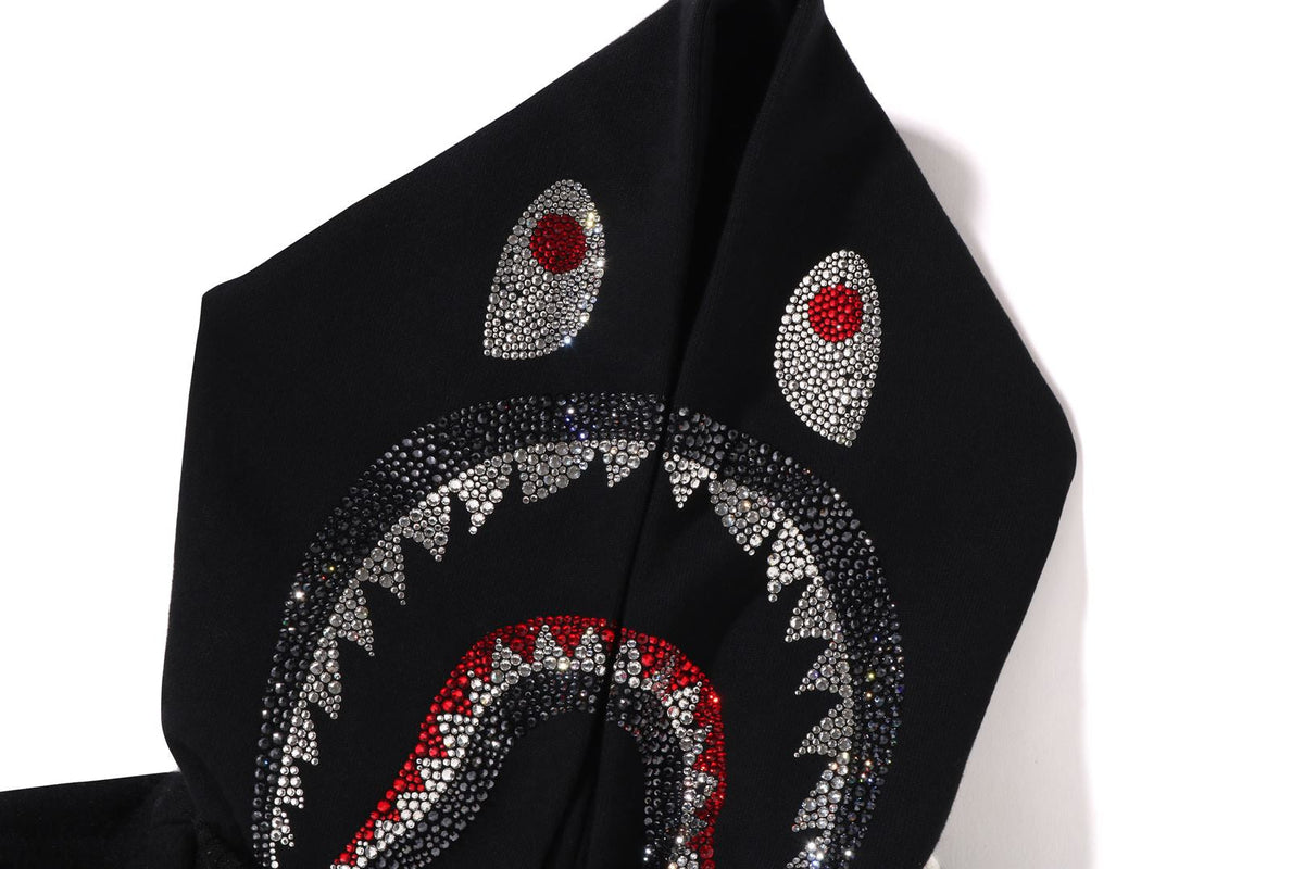 BAPE X SWAROVSKI 可拆式連帽大學外套
