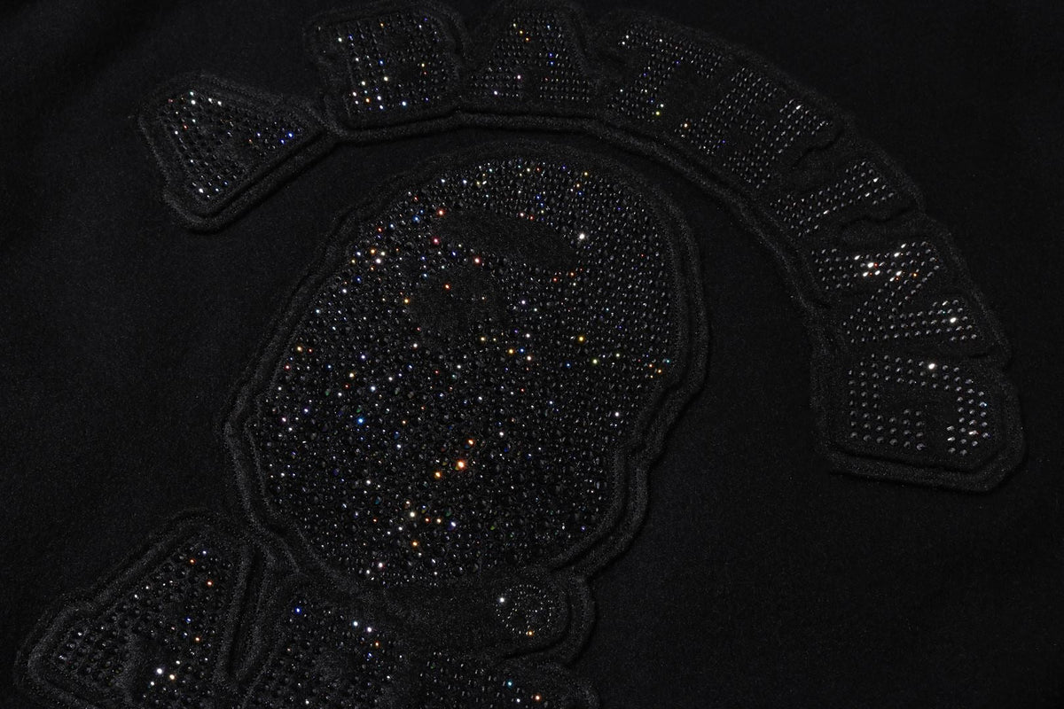 BAPE X SWAROVSKI 可拆式連帽大學外套