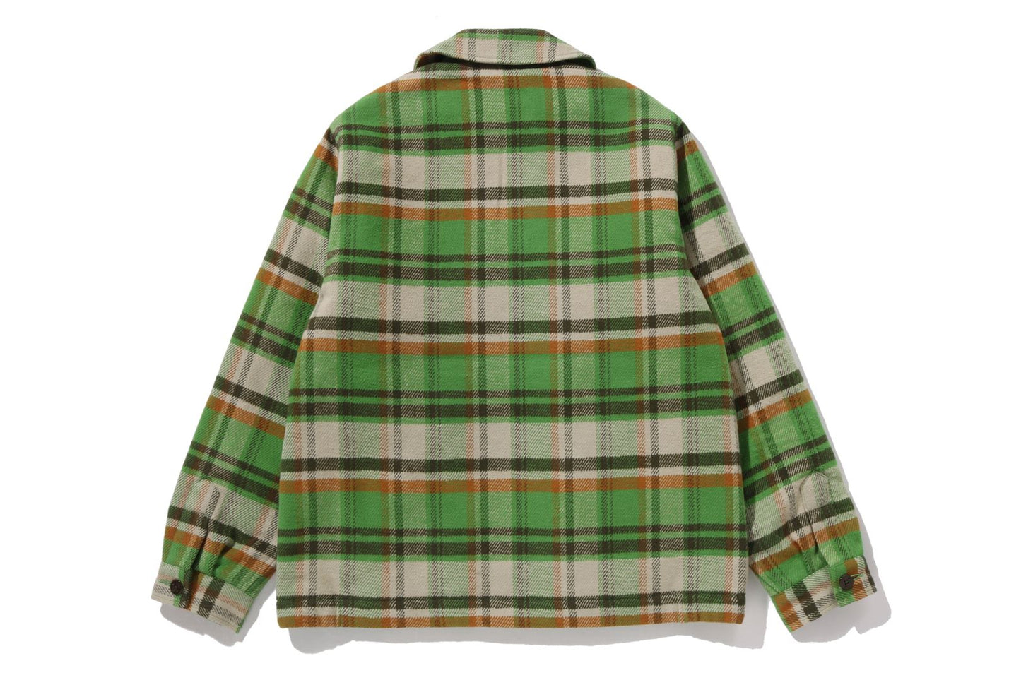 BAPE CHECK CPO ZIP JACKET