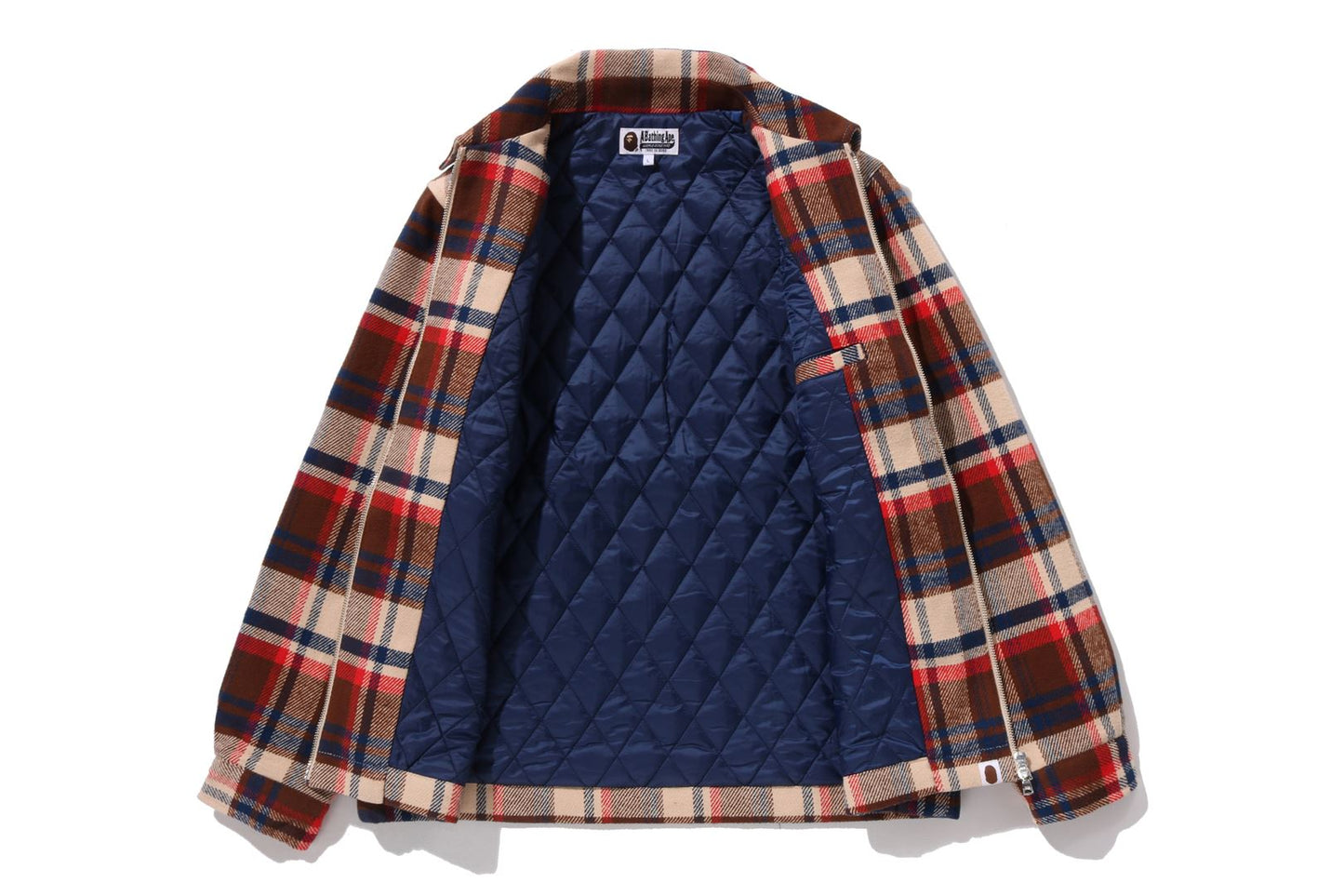 BAPE CHECK CPO ZIP JACKET