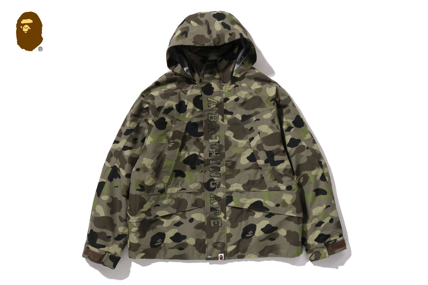 BAPE 漸層迷彩 2 合 1 滑雪外套