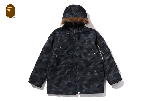 BAPE COLOR CAMO N-3B PADDED JACKET
