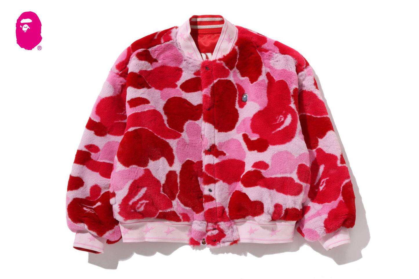 BAPE ABC CAMO 多功能標誌可翻轉大學外套