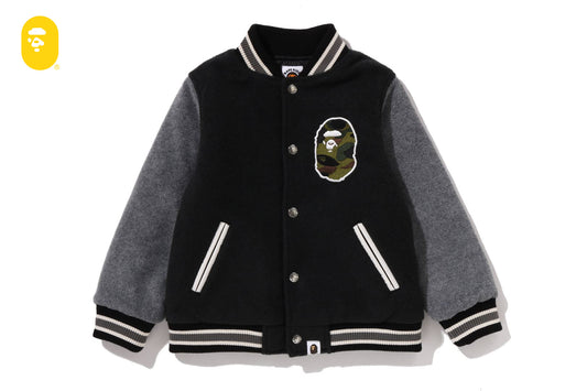 BAPE 1ST CAMO APE HEAD 大學外套