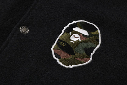 BAPE 1ST CAMO APE HEAD 大學外套