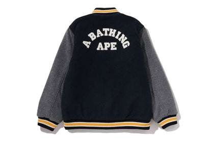 BAPE 1ST CAMO APE HEAD 大學外套