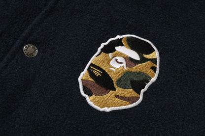 BAPE 1ST CAMO APE HEAD 大學外套