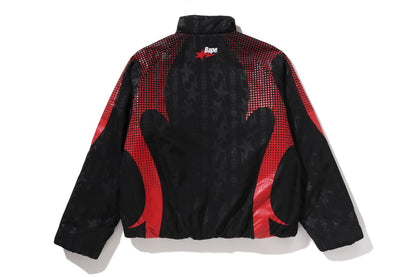 BAPE ABA FRAME MONOGRAM JACQUARD MULTI LOGO 加厚夾克