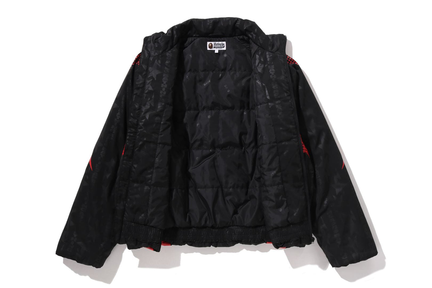 BAPE ABA FRAME MONOGRAM JACQUARD MULTI LOGO 加厚夾克