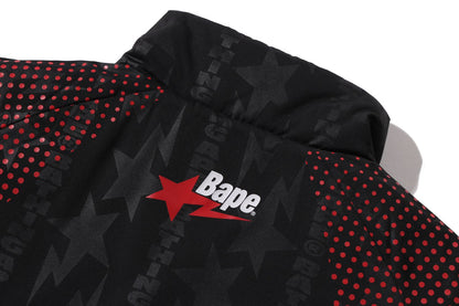 BAPE ABA FRAME MONOGRAM JACQUARD MULTI LOGO 加厚夾克