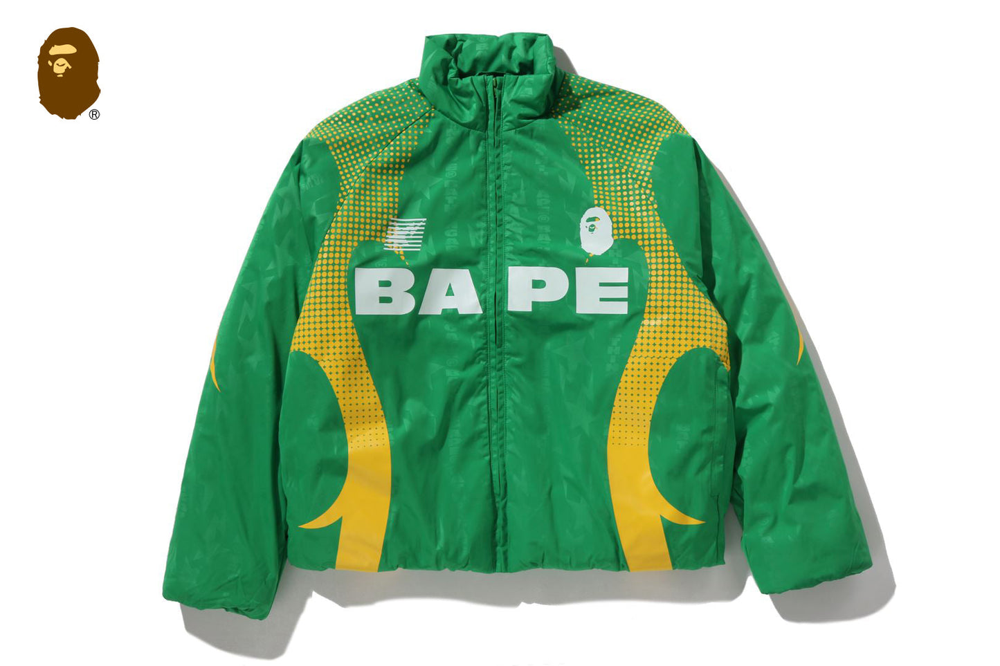 BAPE ABA FRAME MONOGRAM JACQUARD MULTI LOGO 加厚夾克
