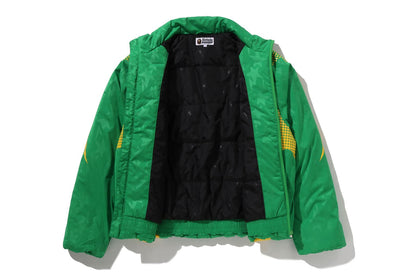 BAPE ABA FRAME MONOGRAM JACQUARD MULTI LOGO 加厚夾克