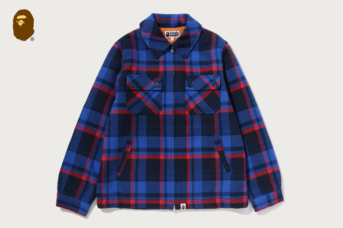BAPE CHECK CPO 拉鍊夾克