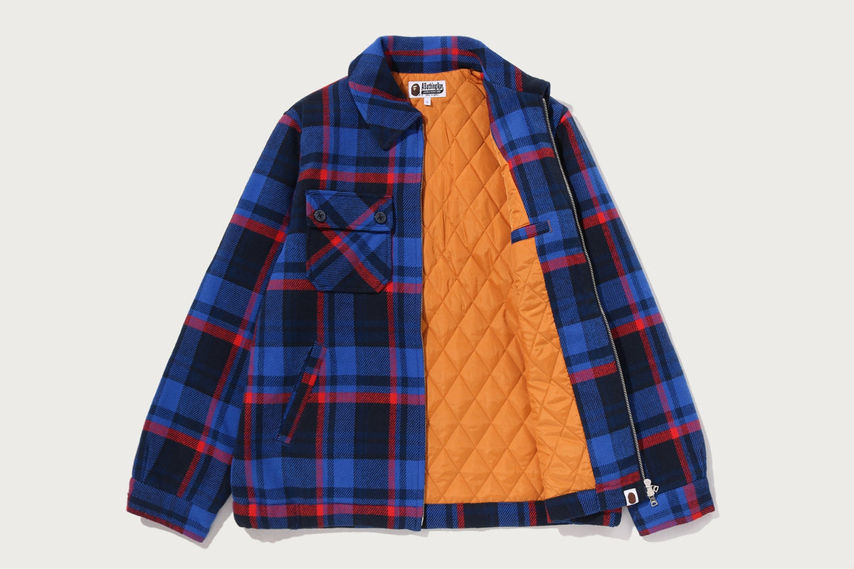 BAPE CHECK CPO 拉鍊夾克