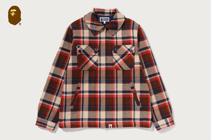 BAPE CHECK CPO 拉鍊夾克