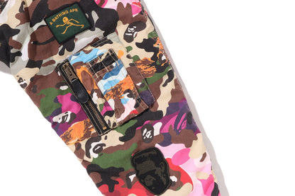 BAPE HYBRID CAMO MULTI BADGE PADDED MA-1