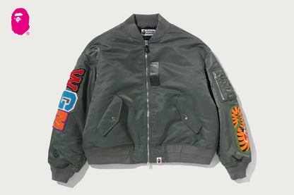 BAPE OVERSIZED SHARK MA-1 JACKET