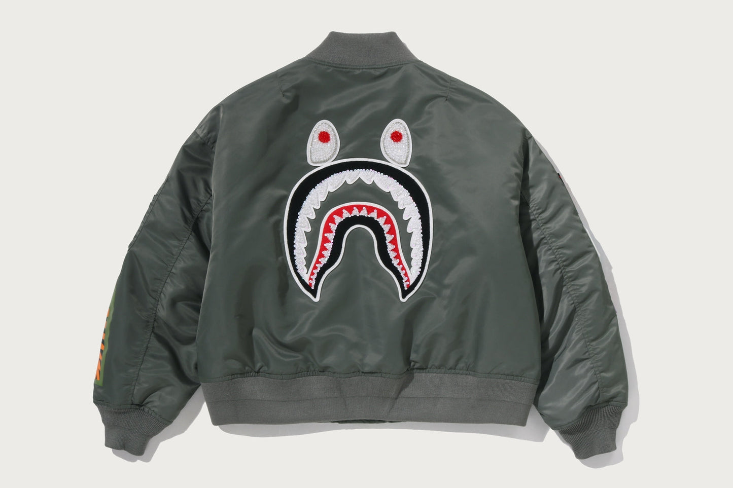 BAPE OVERSIZED SHARK MA-1 JACKET