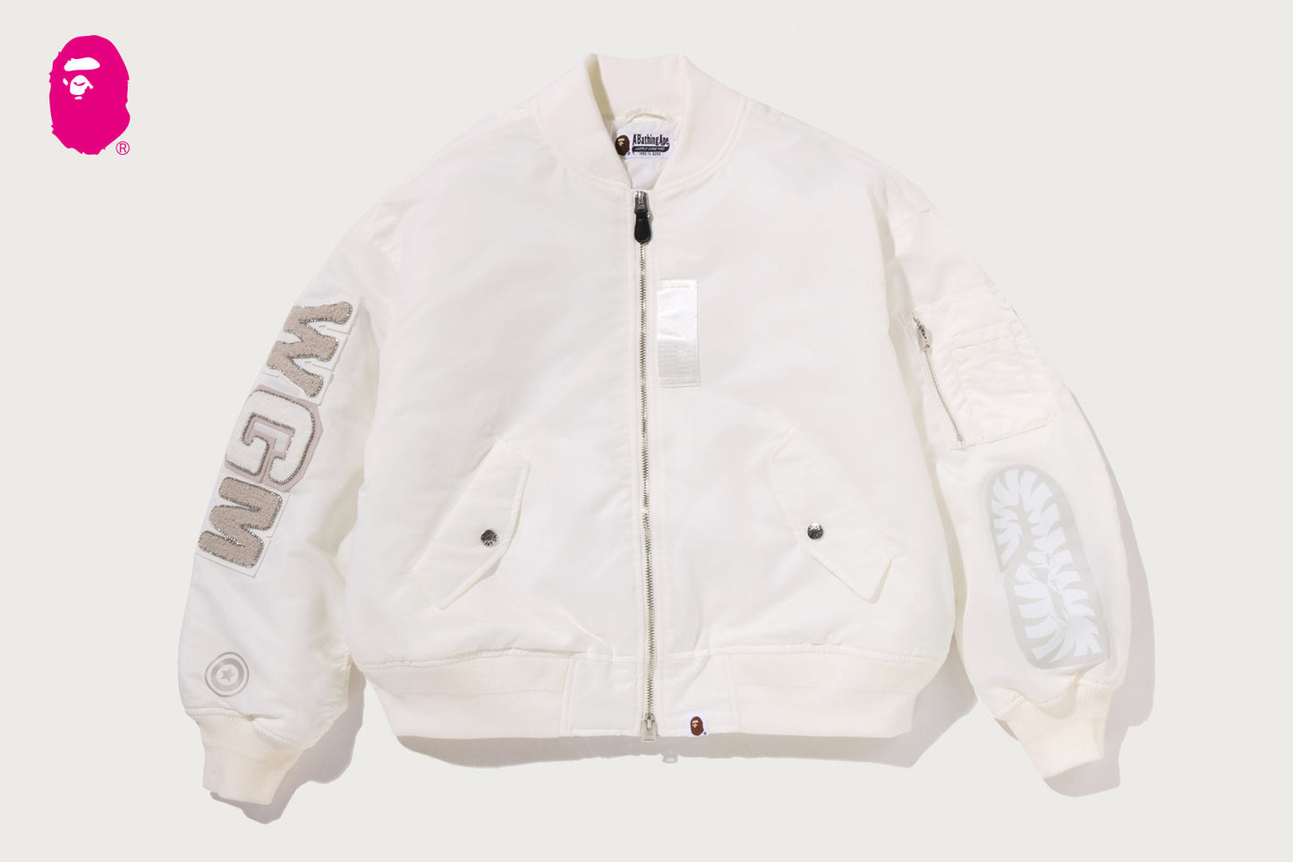 BAPE OVERSIZED SHARK MA-1 JACKET