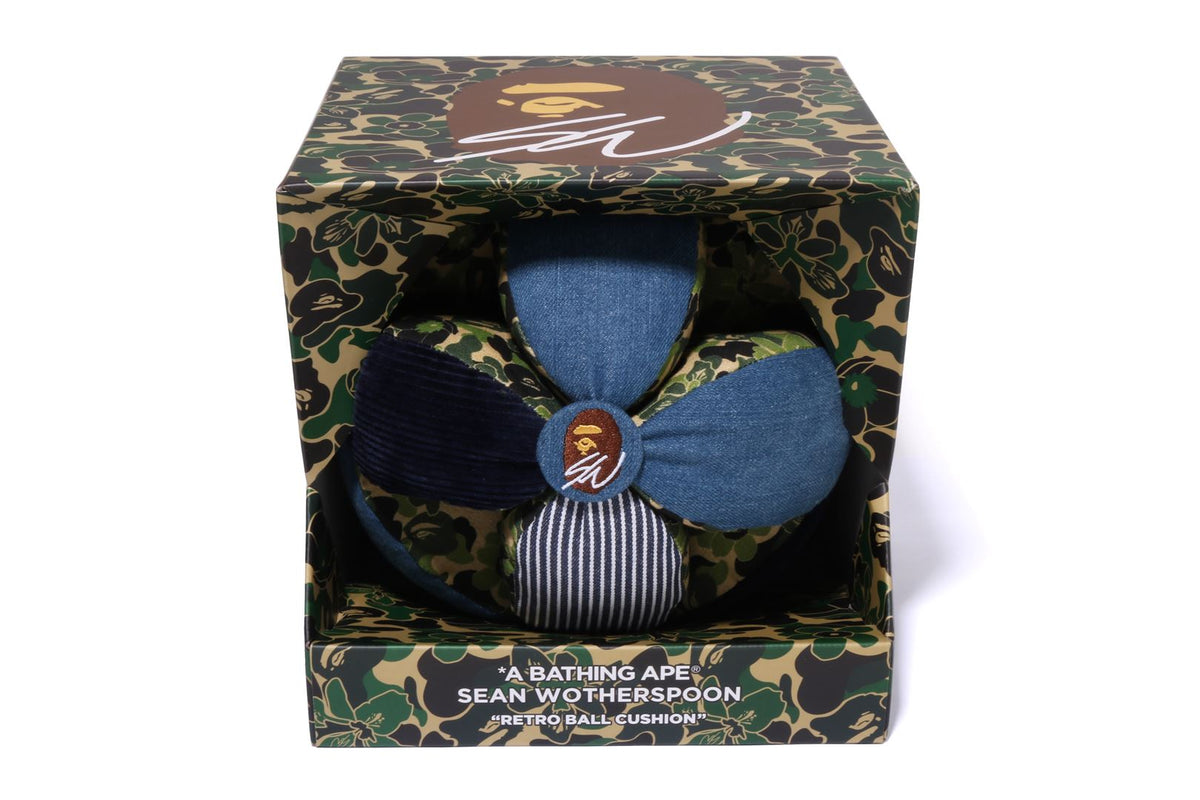 BAPE X SEAN WOTHERSPOON RETRO BALL CUSHION