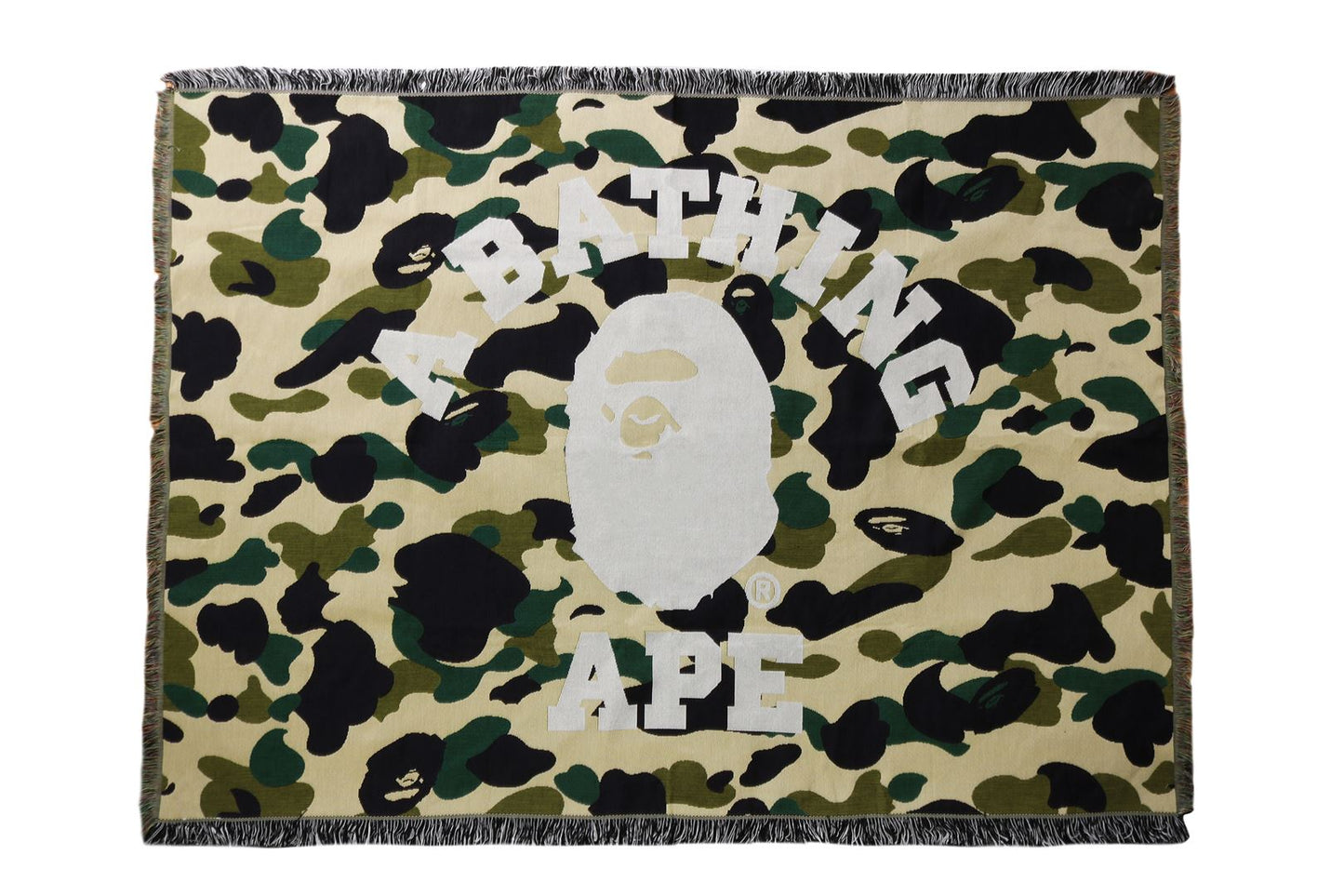 BAPE 1ST CAMO JACQUARD BLANKET