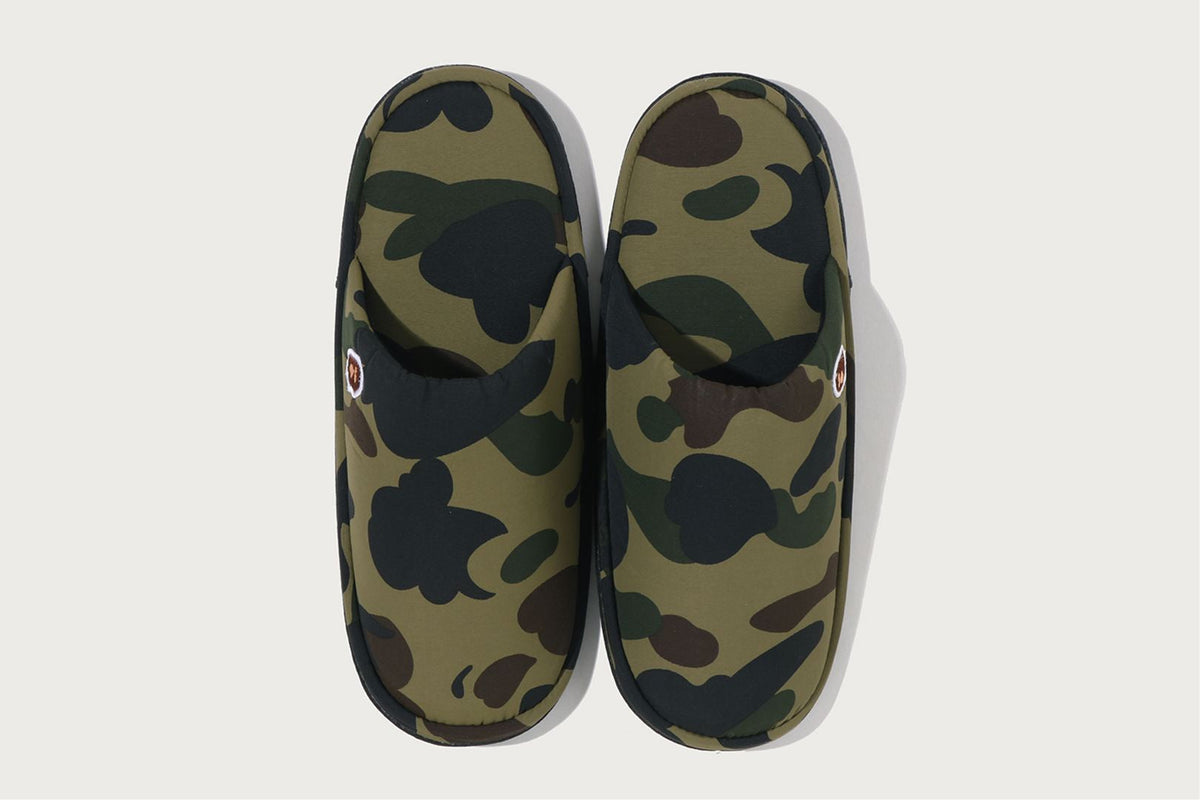 BAPE 1ST CAMO 拖鞋
