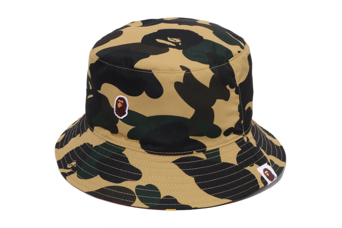 BAPE 1ST CAMO ONE POINT REVERSIBLE HAT