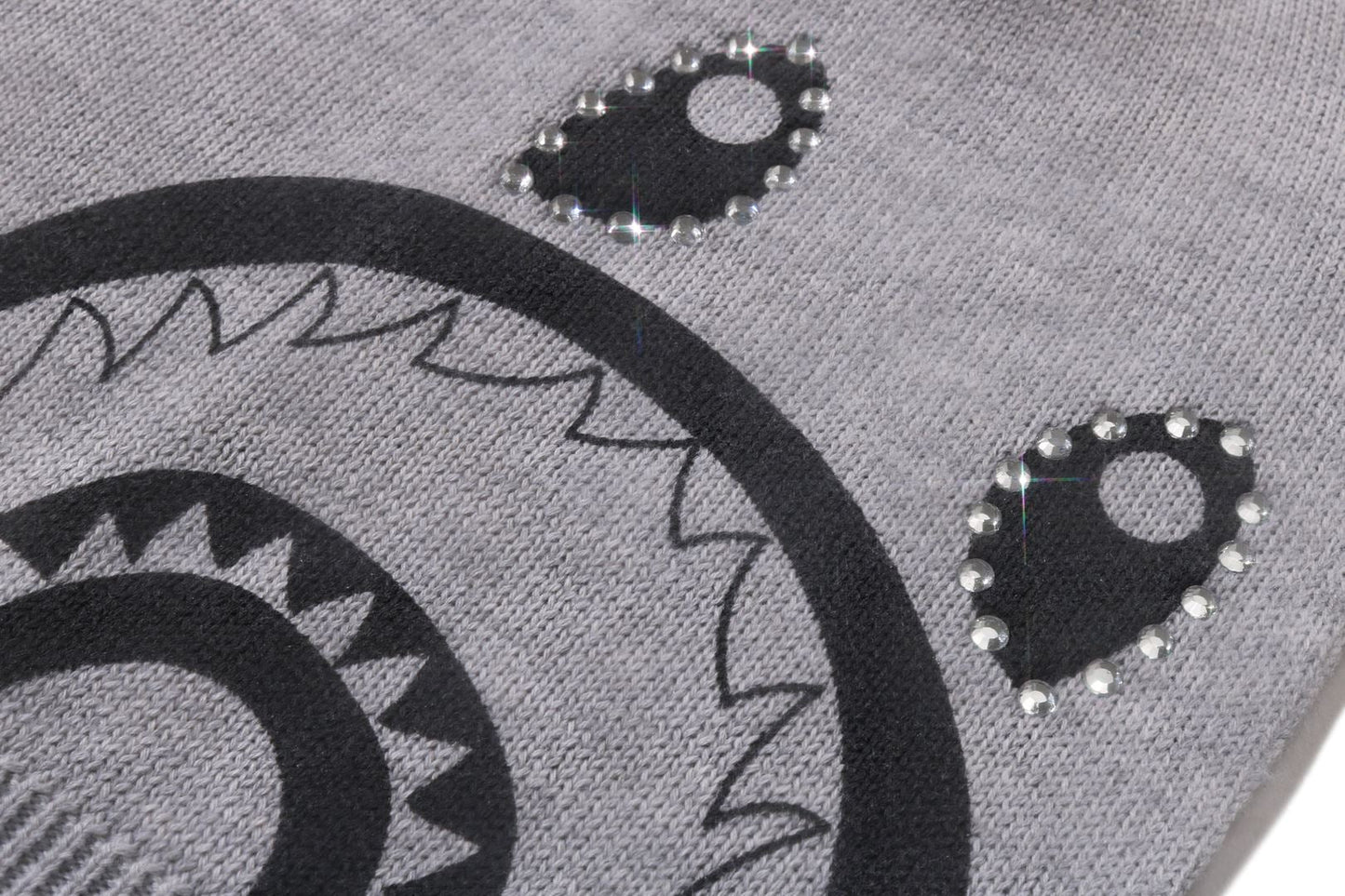 BAPE CRYSTAL SHARK KNIT CAP