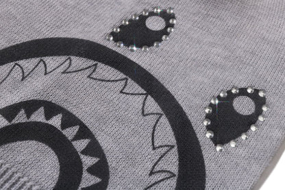 BAPE CRYSTAL SHARK KNIT CAP