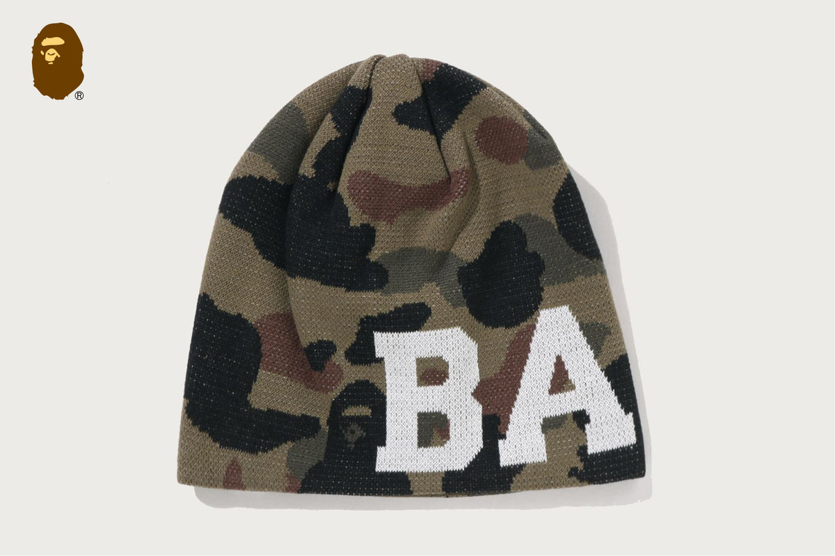 BAPE 1ST CAMO KNIT CAP