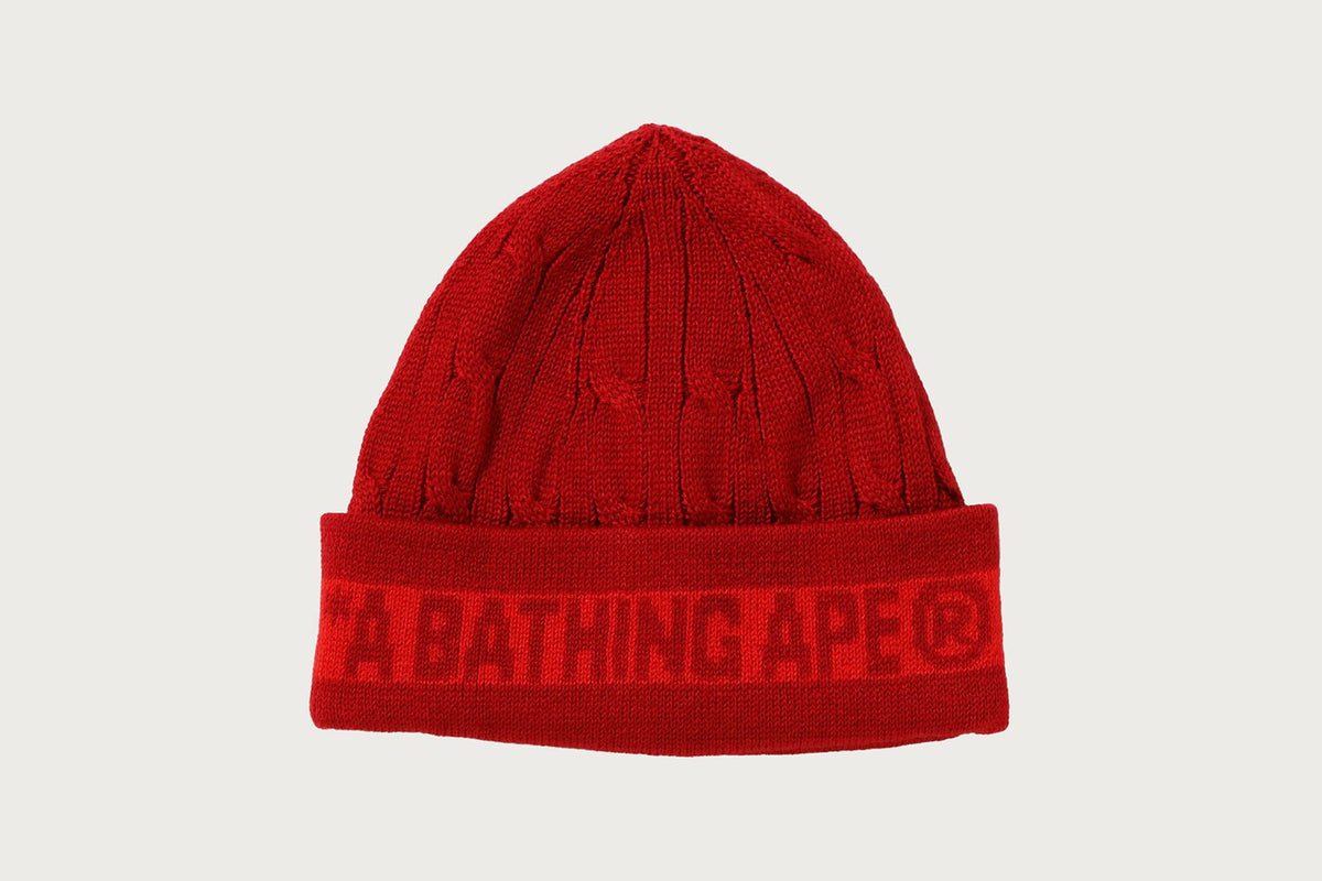 BAPE BAPE CABLE KNIT CAP