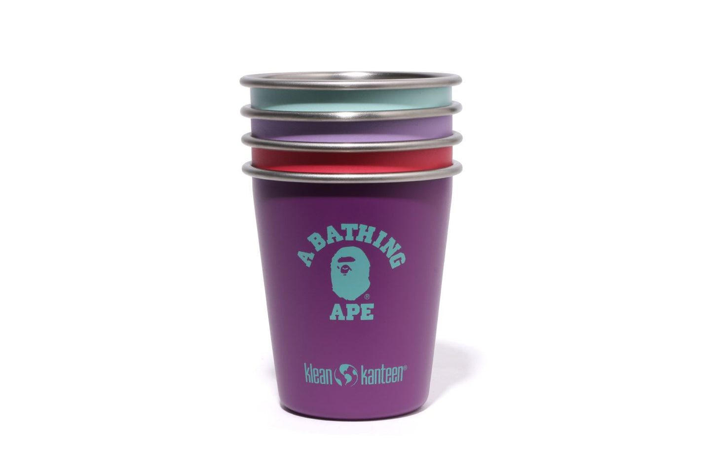 BAPE BAPE X KLEAN KANTEEN 10OZ 不銹鋼杯四件組