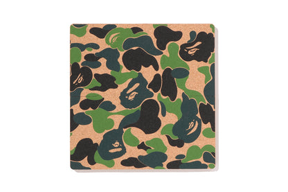 BAPE ABC CAMO 拼圖軟木杯墊