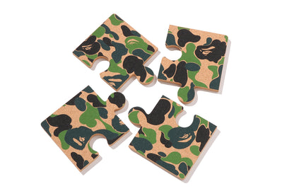BAPE ABC CAMO 拼圖軟木杯墊