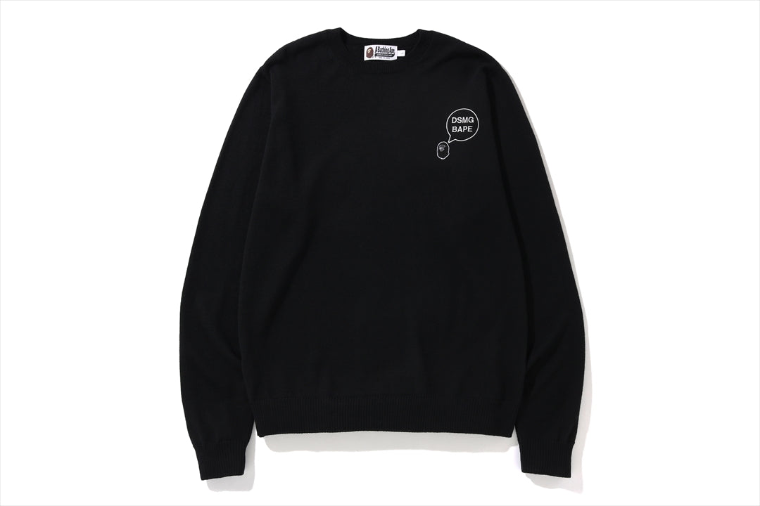 BAPE BAPE X DSMG CREWNECK KNIT