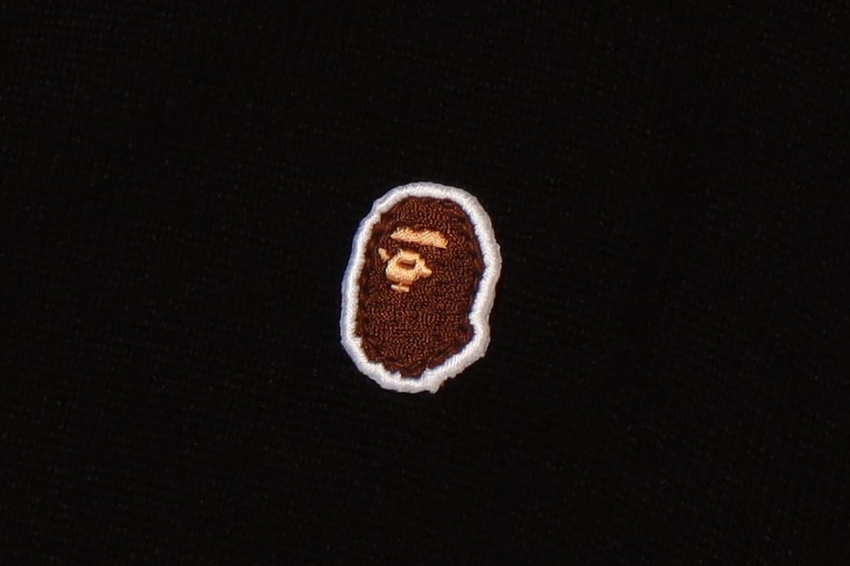 BAPE APE HEAD 一點圖案針織開襟外套